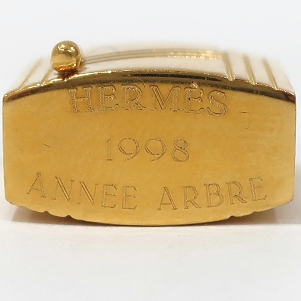 Vintage HERMEZ Cadena Lock Bag Charm 1998 Anne Arbre NWOT - Picture 5 of 10